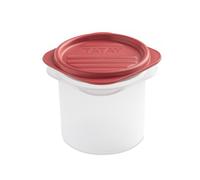 Tatay Top Flex - Contenitore cilindrico ermetico da 0,3 l con chiusura a scatto. Rosso mirtillo