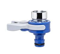 TATAY Top Line Adattatore Universale per Rubinetto Interno, Connettore con Filettatura Esterna 24 mm e Interna 22 mm, Protezione Solare, Installazione Facile, Blu