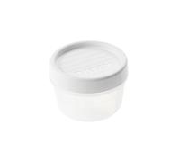 Tatay Twist - Contenitore rotondo da 0,2 l con coperchio ermetico a vite. Bianco