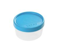Tatay Twist - Contenitore rotondo da 0,5 l con coperchio ermetico a vite. Turchese