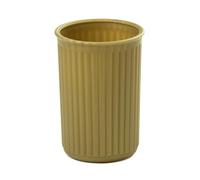 TATAY Vaso Cepillo de Dientes Baño Oro| Plástico Reciclado y Resistente | Fabricado en España de Forma Responsable | Porta Cepillo de Dientes Minimalista | Limpieza Fácil - Colección BaoBab