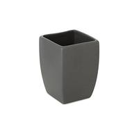 Tatay Vaso da tavolo THAI Table Top Collection, in ceramica, grigio antracite, misure 7,5 x 7,5 x 10