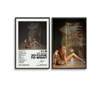 Tate Album Mcrae So Close To What Un Set Di 2 Poster Su Tela Per La Stanza, Estetica, Festival, Regalo, Famiglia, Camera Da Letto, Decorazione Da Parete, Casa 08x12inch(20x30cm)