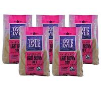 Tate & Lyle Fairtrade Light Brown Sugar (5 x 500 g)