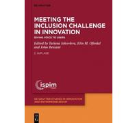 Tatiana Iakovlev Meeting the Inclusion Challenge in Innovatio (Copertina rigida)