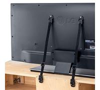 Tatkraft Protect Lacci di Sicurezza per Supporti TV/Antiribaltamento TV/Safety Straps per Bambini Anti-Ribaltamento 4 Pack, 2 Bianchi / 2 Neri