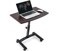 Tatkraft Salute Scrivania per Computer Scrivania Ufficio Porta PC Tavolino per PC in Legno e Acciaio con 4 Ruote Piroettanti per Casa Ufficio