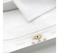 Nanan Set Lenzuola Lettino 3 Pz Bianco - Linea Tato