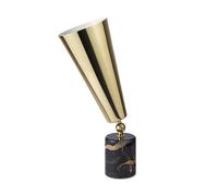 TATO Vox Lampada Da Tavolo Piccola Nero/Marrone Marmo E Ottone