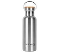 Tatonka Borraccia in acciaio inox Hot + Cold Stuff Bamboo Lid, 500 ml, con coperchio in bambù, lavabile in lavastoviglie e senza BPA, 0,5 l