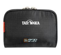 Tatonka Big Plain Wallet RFID B - Portafoglio con protezione RFID e scomparto portamonete, slot per carte di credito, carte di credito, ecc. - Dimensioni: 13 x 9 x 2 cm - nero