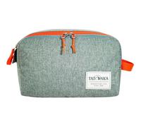 Tatonka Beauty case Cosmetic Double Zip Pouch (6L) - Grande borsa lavanderia con doppia apertura con cerniera e scomparti multipli - 17 x 27 x 13 cm, Verde salvia, 17 x 27 x 13 cm, Grande beauty case