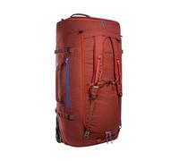 Tatonka Trolley Duffle Roller 140 L - Faltbare Reisetasche mit Rollen und Rucksackfunktion - in eigener Deckeltasche verstaubar - Volume 140 litri, Rosso Tango., City