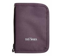 Tatonka Travel Zip M RFID B - Borsa da viaggio/passaporto con blocco RFID certificato TÜV - Offre spazio per passaporto, carte di credito, documenti di viaggio, ecc. - 17 x 12 x 3 cm, prugna di
