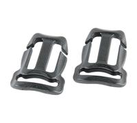 Tatonka Chest BeltBuckle 20/20mm, fibbia, nero, 1 paio 20mm Black