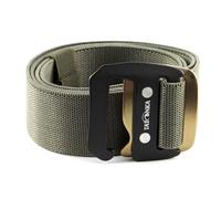 Tatonka Cintura Elasticizzata 38 mm, Unisex-Adulto, Grigio Pietra Oliva, 125 x 3,8 cm