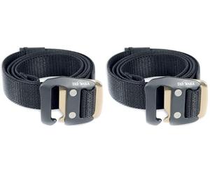 Tatonka Cintura Stretch Belt 25 mm, Unisex, Gürtel Stretch Belt 25 mm, Black, 110 x 2,5 cm (Confezione da 2)