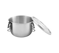 Tatonka Contenitore per Alimenti da 1,0 l, Scatola in Acciaio Inox Unisex-Adulto, Trasparente, 1 Litro