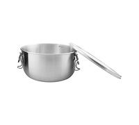 Tatonka Contenitore per Alimenti da 2,0 l, Ciotola in Acciaio Inox Unisex-Adulto, Trasparente, 2 Litri