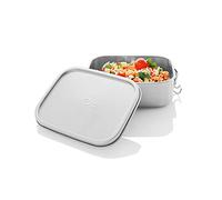 Tatonka Contenitore per il pranzo in acciaio inox, 1 800 ml, con chiusura a leva, infrangibile, privo di sostanze nocive, lavabile in lavastoviglie, senza plastica e senza BPA, 0,8 l