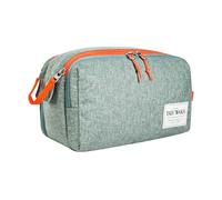 Tatonka Beauty case Cosmetic Double Zip Pouch (6L) - Grande borsa lavanderia con doppia apertura con cerniera e scomparti multipli - 17 x 27 x 13 cm, Verde salvia, 17 x 27 x 13 cm, Grande beauty case