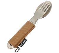 Tatonka Cutlery Set 1 (3 pezzi) - Posate da campeggio in acciaio inox composto da coltello, forchetta e cucchiaio