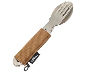 Tatonka Cutlery Set 1 (3 pezzi) - Posate da campeggio in acciaio inox composto da coltello, forchetta e cucchiaio