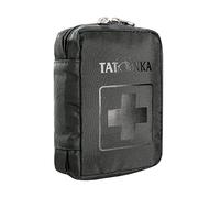 Tatonka First Aid XS - Borsa di primo soccorso (senza contenuto) con scomparto principale suddiviso e passante per cintura, da riempire, dimensioni: 10 x 7 x 4 cm (nero)