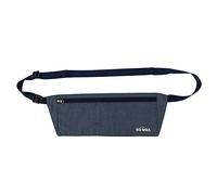 Tatonka Marsupio unisex in pelle, Blu scuro, 12 x 33 cm