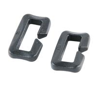 Tatonka Open Loop 20mm QA, fibbia, nero, 1 paio 20mm Black