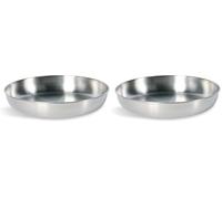 Tatonka Picnic Plate Set di stoviglie, Trasparente, 16,5 x 3 cm (Confezione da 2)