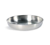 Tatonka Picnic Plate, Stoviglie Unisex-Adulto, Argento, Ø 16,5 x 3 cm