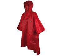 Tatonka Poncho 1, mantella antipioggia, rosso XS-S Red