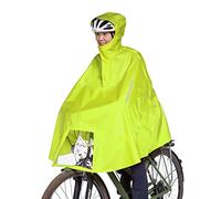 Tatonka Poncho da bicicletta, impermeabile, con cappuccio, finestrella per la luce della bicicletta, riflettori e interventi per le mani, disponibile in tre misure (S/M/L)