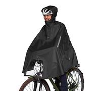 Tatonka Poncho da bicicletta, impermeabile, con cappuccio, finestrella per la luce della bicicletta, riflettori e interventi per le mani, disponibile in tre misure (S/M/L)