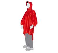 Tatonka - Poncho da uomo, Rosso, M-L
