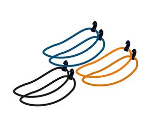 Tatonka Silicone Band M, cinturini in silicone, multi, 6 pz. Medium Assorted