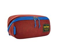 Tatonka Beauty case Square Zip Pouch M (2L) - Borsa lavanderia pieghevole con 2 tasche a rete con cerniera senza PFC/PFAS, 10 x 25 x 9 cm (Tango Red)