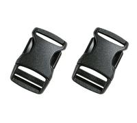 Tatonka SR-Buckle 20mm, fibbia, nero, 1 paio 20mm Black