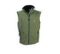 Tatonka Tech Midway - Gilet in Pile, da Uomo, Colore: Verde Oliva Scuro