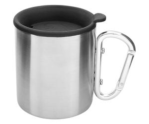 Tatonka Thermo Mug Carabiner 250ml, tazza termica, argento 250ml Silver