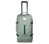 Travel Roller 60 - Borsa da viaggio con ruote - Grande apertura nello scomparto principale - Tasca frontale con scomparto imbottito per laptop - Estratto telescopico - Capacità 60 litri, Verde salvia