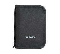 Tatonka Travel Zip M RFID B - Borsa da viaggio/passaporto con blocco RFID certificato TÜV - Offre spazio per passaporto, carte di credito, documenti di viaggio, ecc. - 17 x 12 x 3 cm, Nero, 17 x 12 x