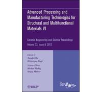 Tatsuki Ohji Advanced Processing and Manufacturing Technologi (Copertina rigida)