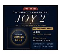 Tatsuro Yamashita JOY 2 First Limited Edition 4CD Japan Sealed WPCL-13825 / PSL