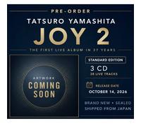 Tatsuro Yamashita JOY 2 Standard Edition 3CD Japan NUOVO sigillato WPCL-13790...
