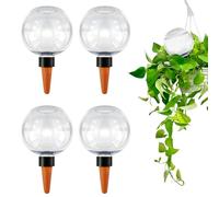 TatTech Palline per irrigazione, 4 sfere d'acqua per piante, 500 ml, irrigazione automatica delle piante, auto-irrigazione, sistema di irrigazione per piante da appartamento