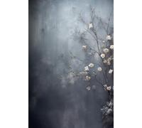 Tattered Blossoms Notebook - Petals in the Haze: A moody lined journal for thoughts, notes, and inspired writing