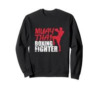 Tattiche e Tecniche di Boxing Fighter Muay Thai Felpa