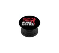 Tattiche e tecniche di Boxing Fighter Muay Thai PopSockets PopGrip Adesivo
